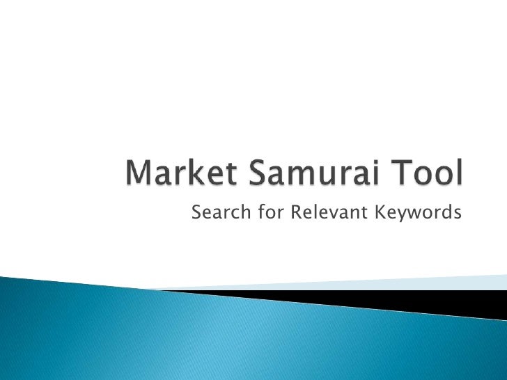 market samurai