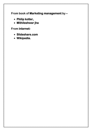 Facilitates proper choice of target market.