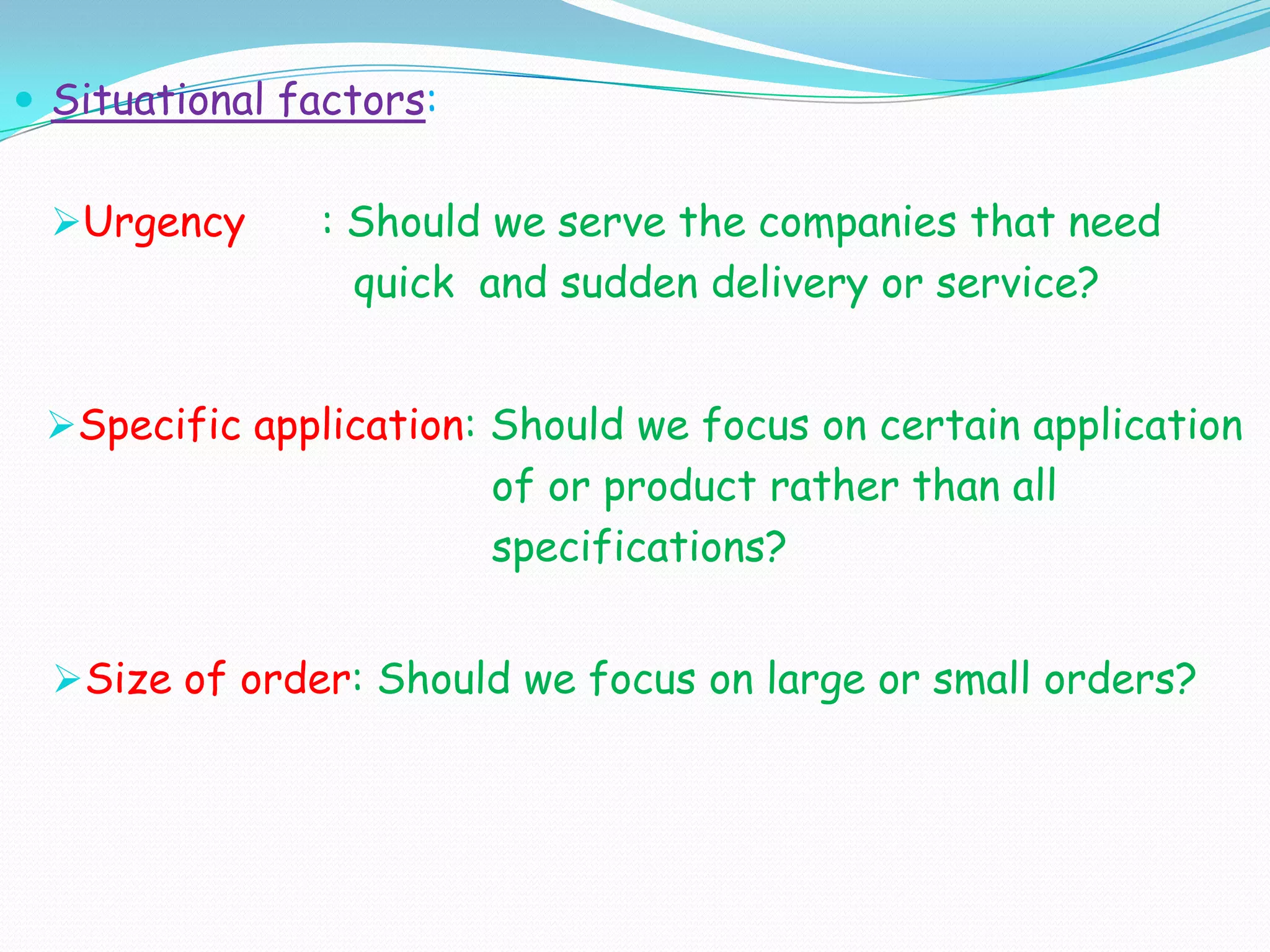     Loyalty         – None, medium, strong, absolute