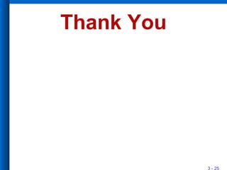 3 - 25
Thank You
 