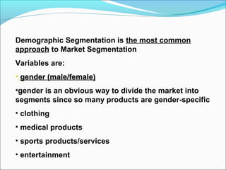 Market segmentation presentation By Asif Nawaz Afridi | PPT