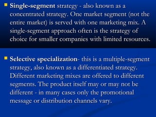 Market selection | PPT