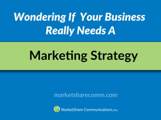 MarketShare Marketing Strategy