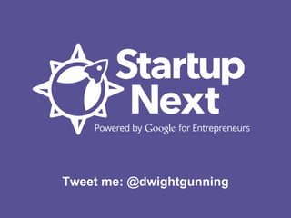 Tweet me: @dwightgunning 
 