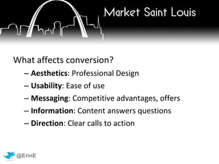Define your conversion goals: Order completed Lead form submitted Webinar replayed Whitepaper downloaded Phone call (pay per call) Newsletter sign-up Resume submit 