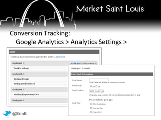 What affects conversion? Aesthetics : Professional Design Usability : Ease of use Messaging : Competitive advantages, offers Information : Content answers questions Direction : Clear calls to action 