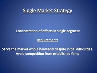 Market strategy