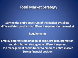 Market strategy