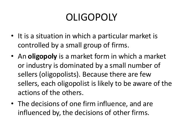 characteristics of an oligopoly market structure Oligopoly page 5 5 table 101 characteristics of market types price type of product number of producers examples market structure. characteristics of an oligopoly market structure Oligopoly page 5 5 table 101 characteristics of market types price type of product number of producers examples market structure.