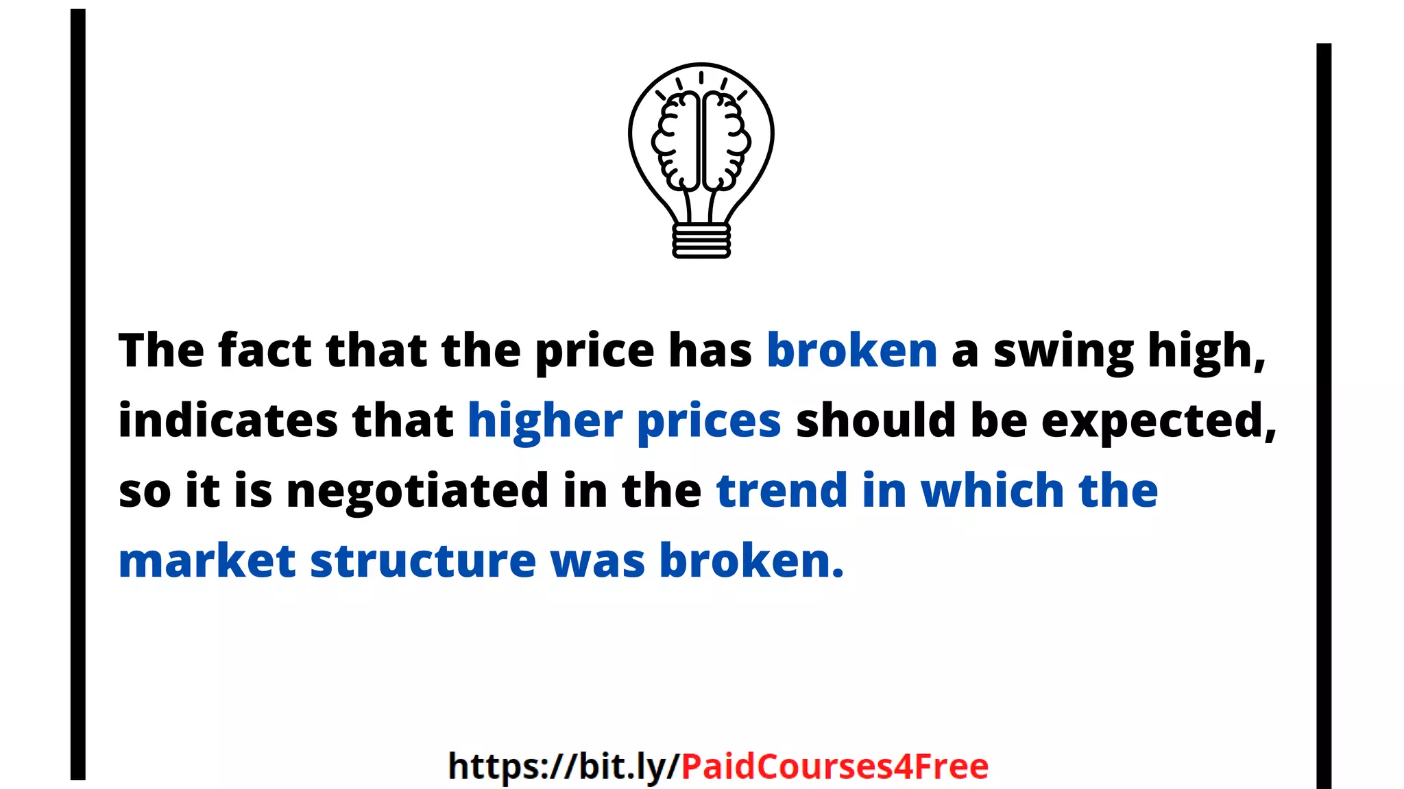 The fact that the price has broken a swing high,
indicates that higher prices should be expected,
so it is negotiated in the trend in which the
market structure was broken.
Telegram
@librosselectosdetrading
@cursos_trading_rank
@ranking_trading_courses
@Libros_Trading_Algoritmico
 