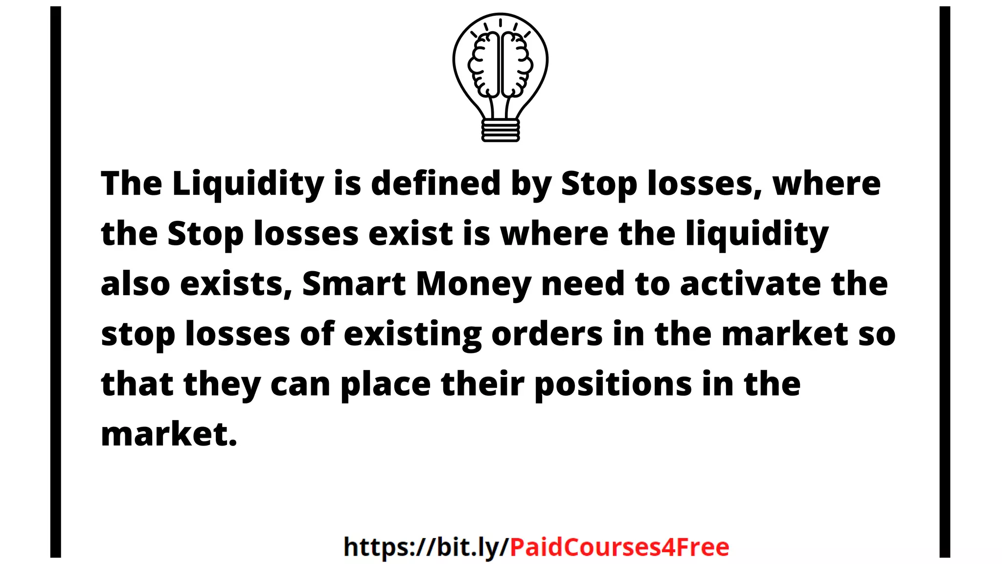 The Liquidity is defined by Stop losses, where
the Stop losses exist is where the liquidity
also exists, Smart Money need to activate the
stop losses of existing orders in the market so
that they can place their positions in the
market.
Telegram
@librosselectosdetrading
@cursos_trading_rank
@ranking_trading_courses
@Libros_Trading_Algoritmico
 