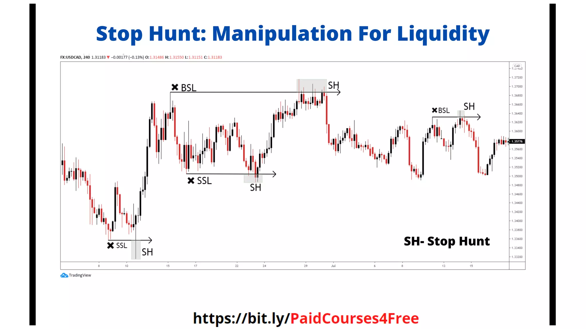 Stop Hunt: Manipulation For Liquidity
SH- Stop Hunt
Telegram
@librosselectosdetrading
@cursos_trading_rank
@ranking_trading_courses
@Libros_Trading_Algoritmico
 