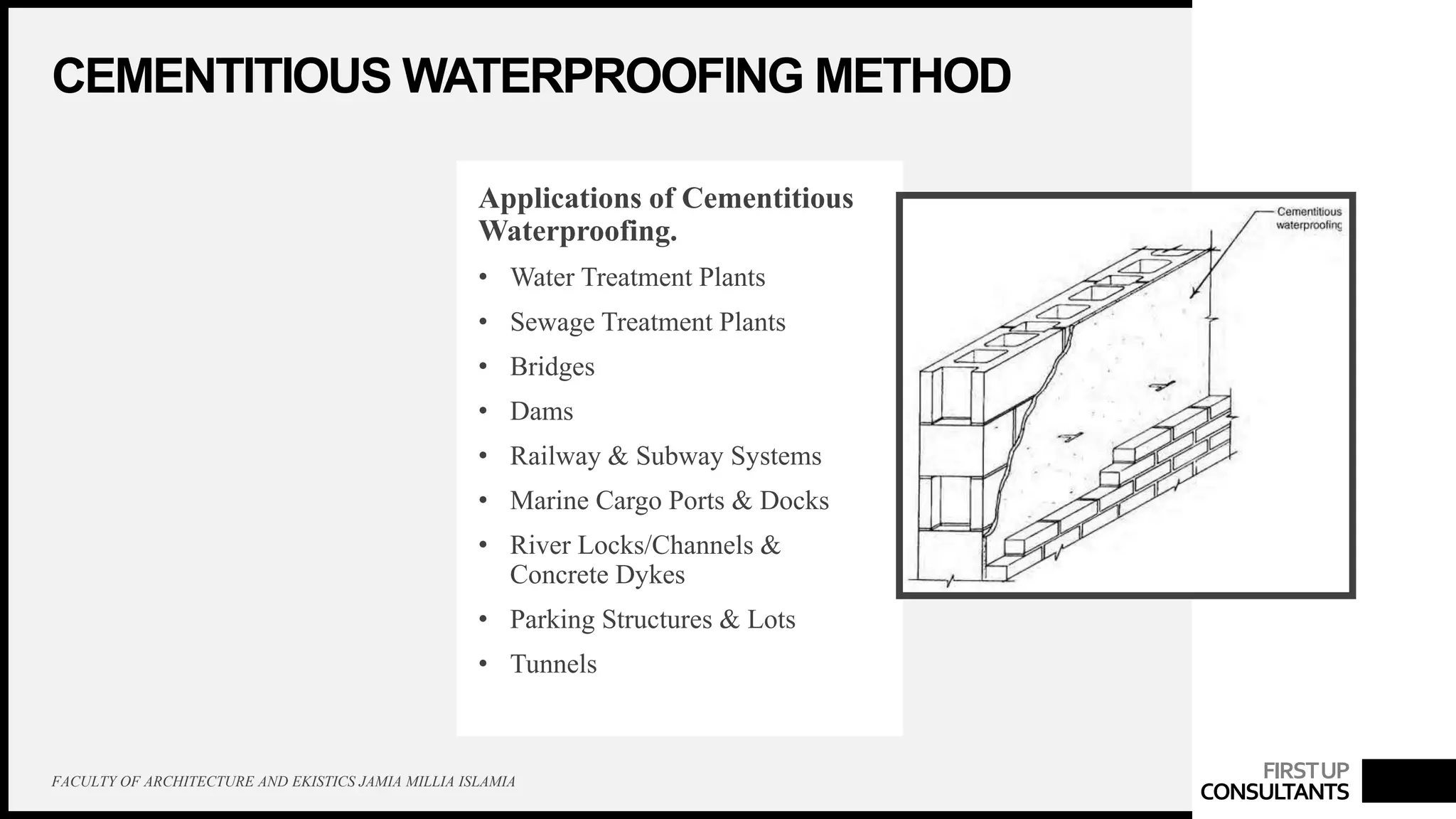 WATER PROOFING MATERIALS MARKET SURVEY | PPTX