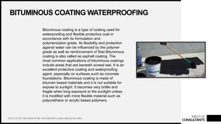 WATER PROOFING MATERIALS MARKET SURVEY | PPTX