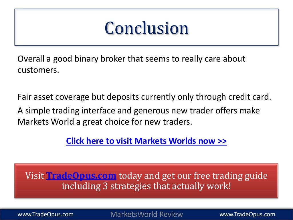 Market world binary