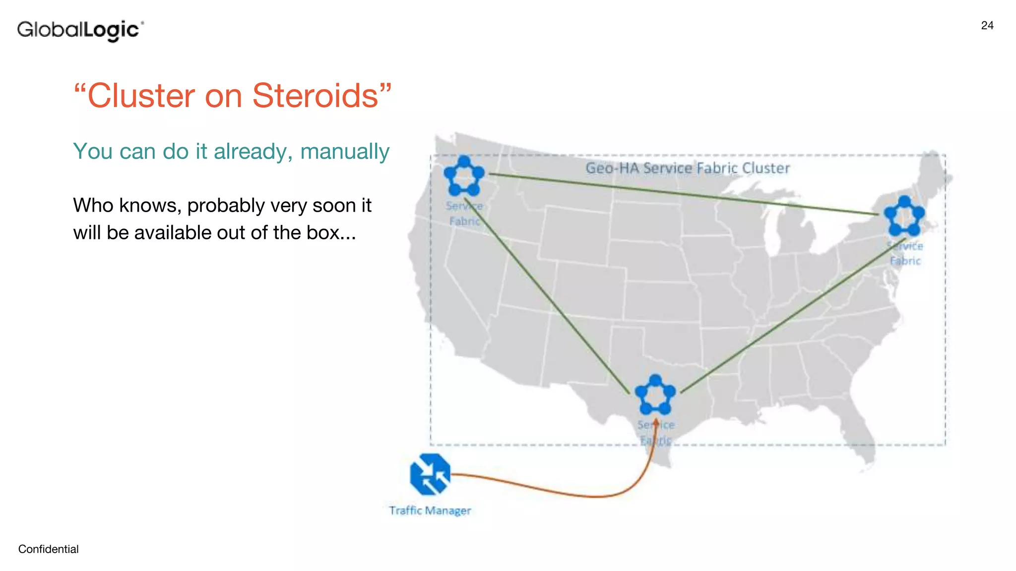 24
Confidential
“Cluster on Steroids”
You can do it already, manually
Who knows, probably very soon it
will be available out of the box...
 