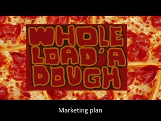 Marketing plan
 