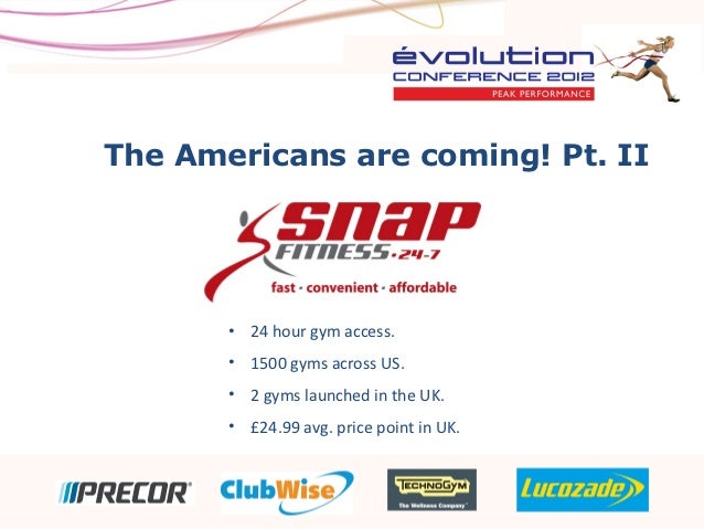 David Beattie Fitness Market Evolution Conference Update 12