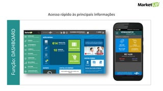 Função:DASHBOARD Acesso rápido às principais informações
 