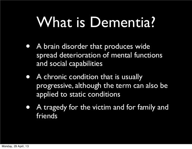 dementia case study slideshare