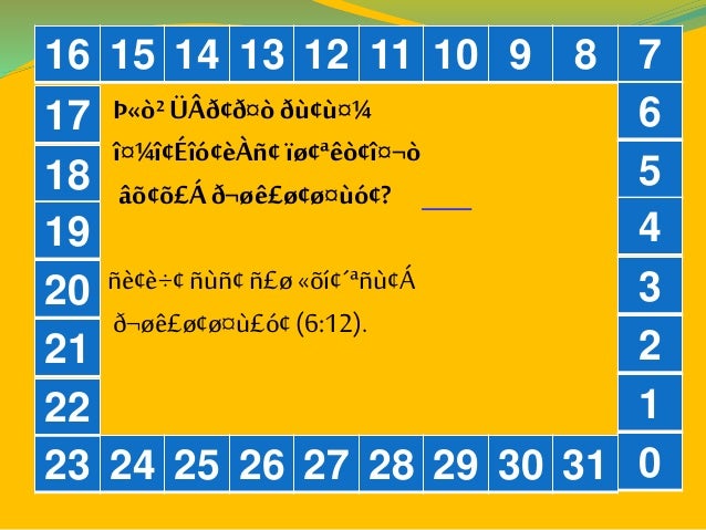 Mark Gospel Tamil Quiz