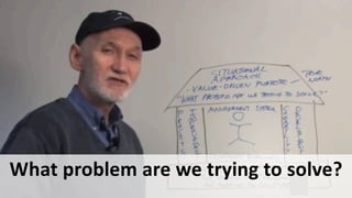 What	problem	are	we	trying	to	solve?
 