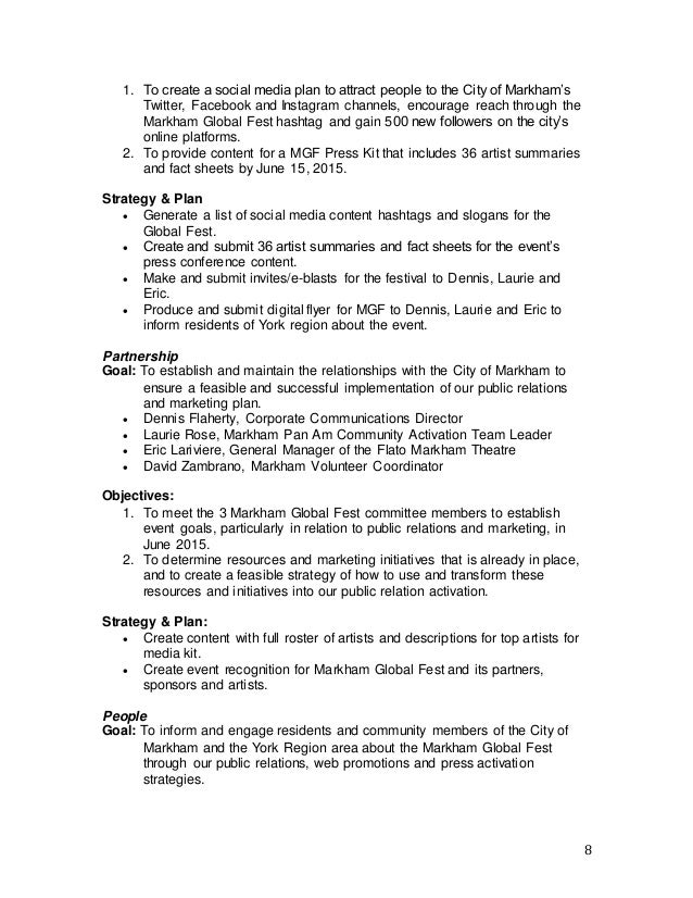 PR Consultancy Proposal: Markham Global Fest - 638 x 826 jpeg 130kB