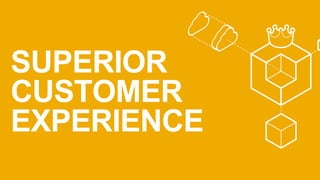 SUPERIOR 
CUSTOMER 
EXPERIENCE 
 