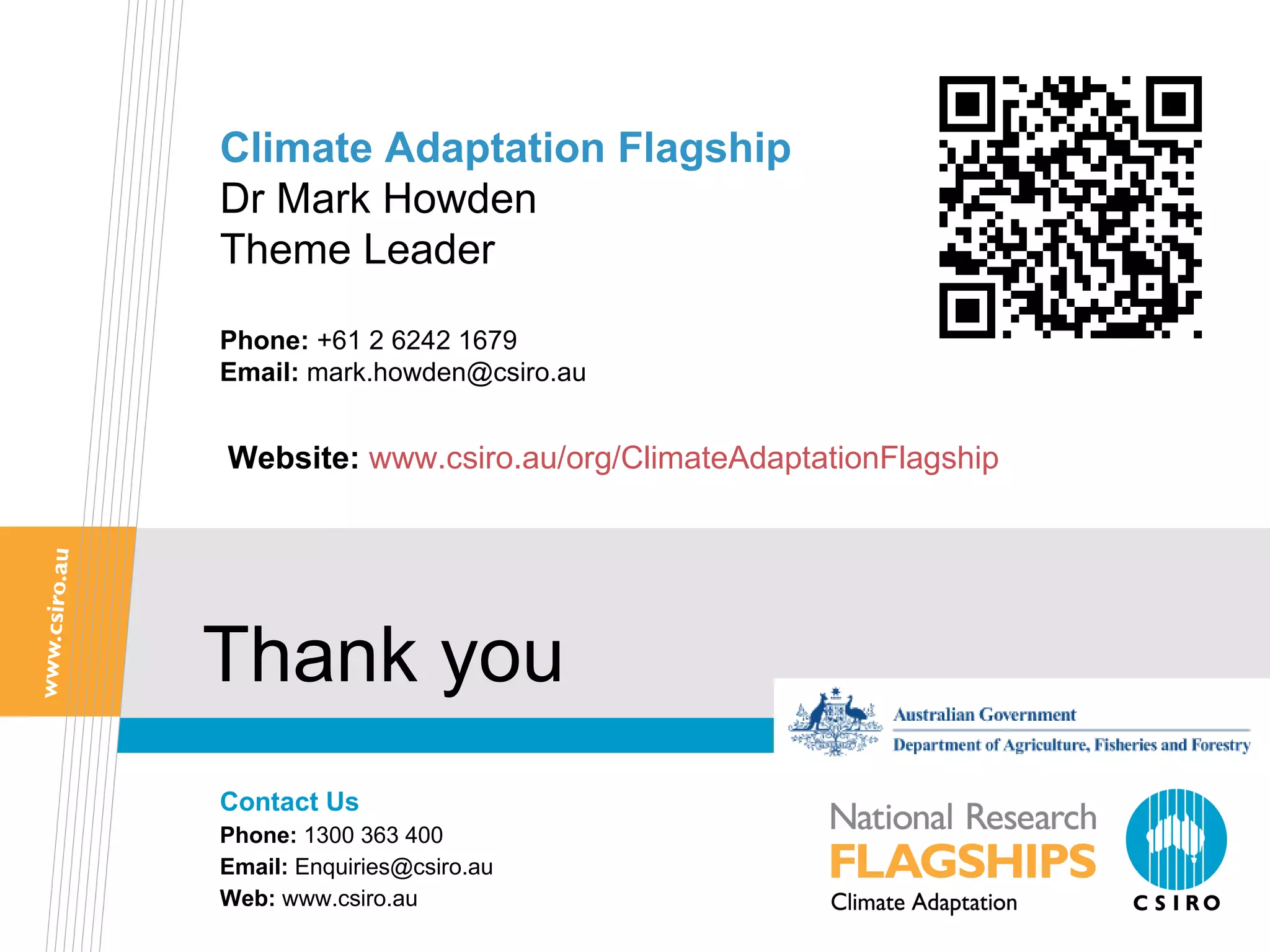 Transformational adaptation - Mark Howden | PPT