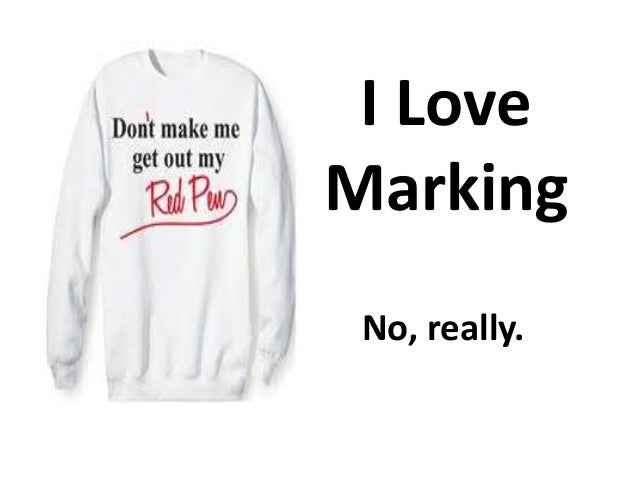 marking and feedback