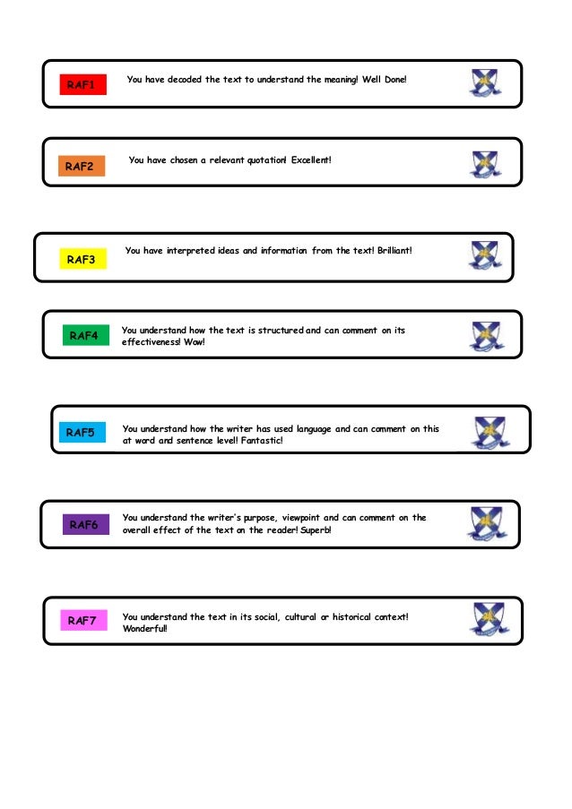 Marking Stickers Reading Strengths