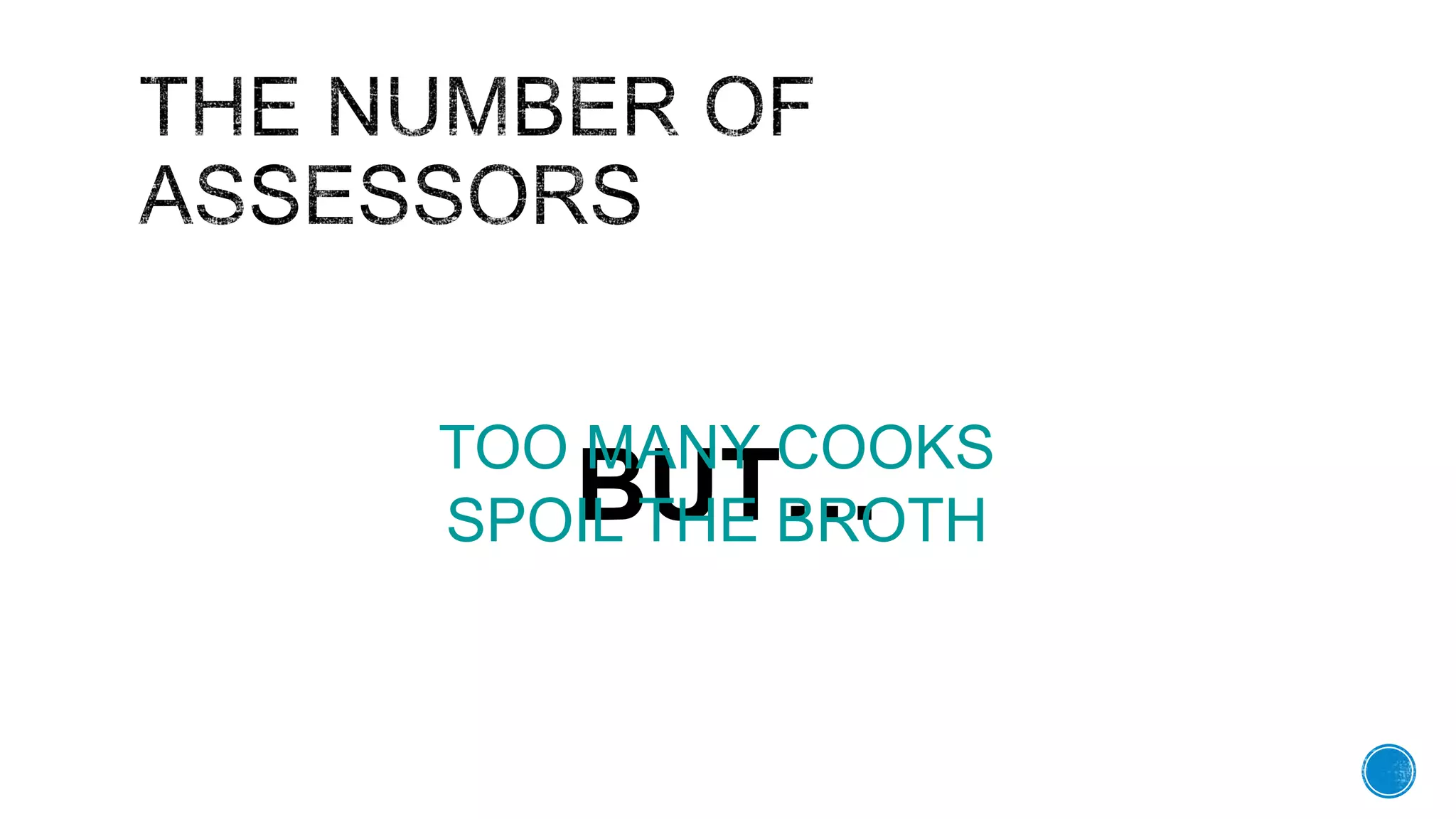 BUTā¦
TOO MANY COOKS
SPOIL THE BROTH