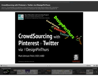 Copyright © 2013 All Rights Reserved MARKITECT 
Mark Johnson FAIA|AIBD|CKD
Copyright ©	
  2013 Mark Robert Johnson FAIA
 