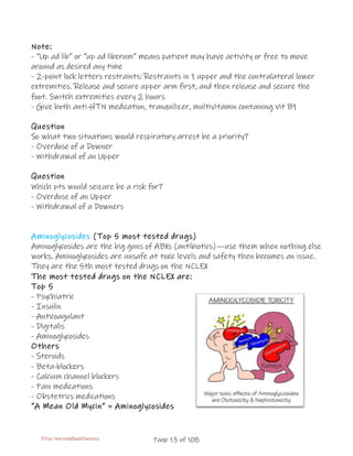 Mark Klimek Lectures In color Nclex RN / LPN review | PDF