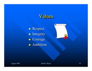 Keith Krach, Building a High Performance Team | PPT