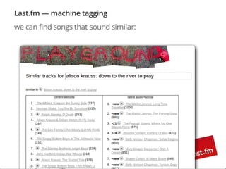 Research at last.fm