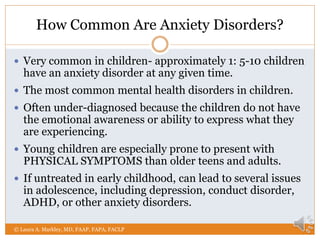 Treating Anxiety Disorders in Children and Adolescents - Presenter ...
