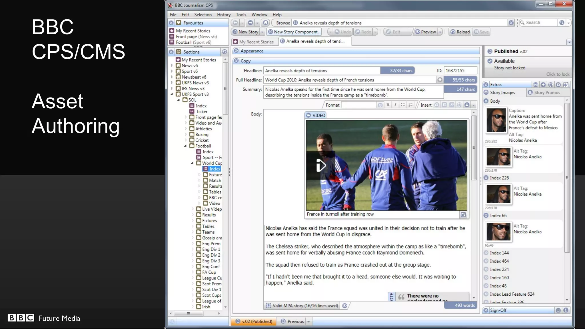 BBC
CPS/CMS

Asset
Authoring




Future Media   © BBC MMXII
 