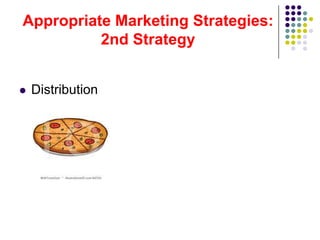 Appropriate Marketing Strategies:
          2nd Strategy


   Distribution
 