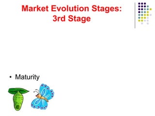 Market Evolution Stages:
           3rd Stage




• Maturity
 