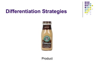 Differentiation Strategies




               Product
 
