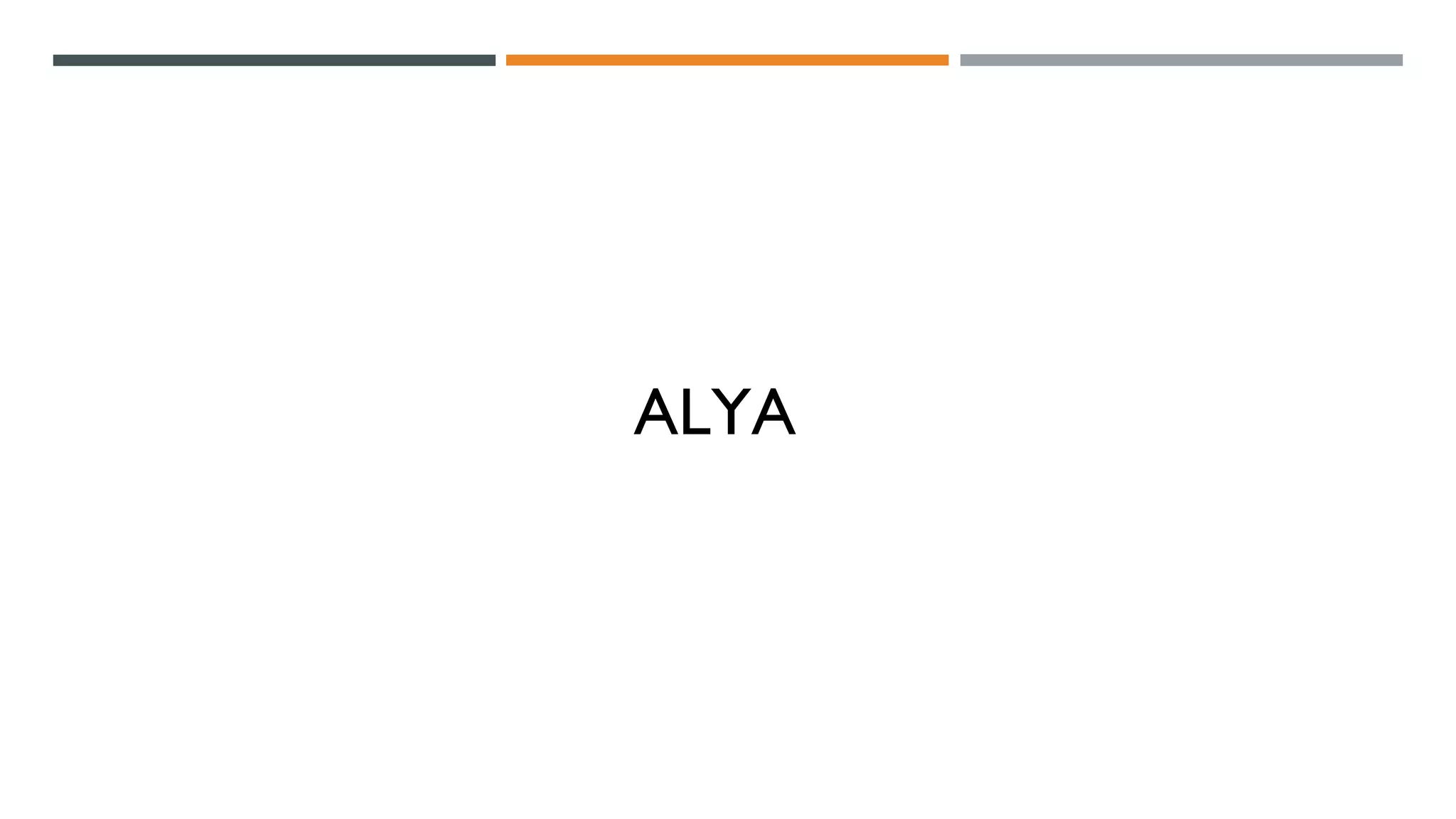 ALYA
 