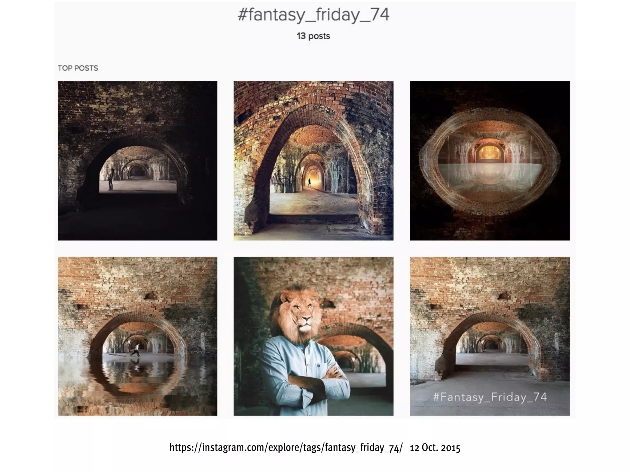 https://instagram.com/explore/tags/fantasy_friday_74/ 12 Oct. 2015
 