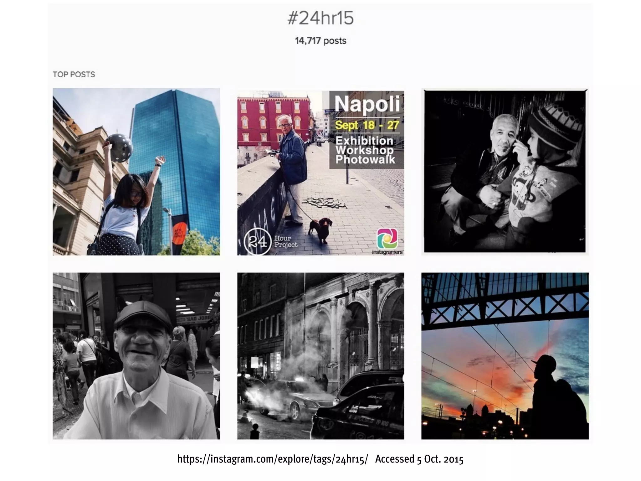 https://instagram.com/explore/tags/24hr15/ Accessed 5 Oct. 2015
 