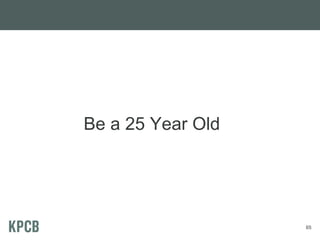 Be a 25 Year Old
65
 