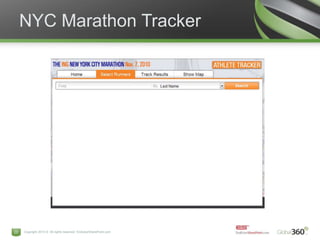 NYC Marathon Tracker