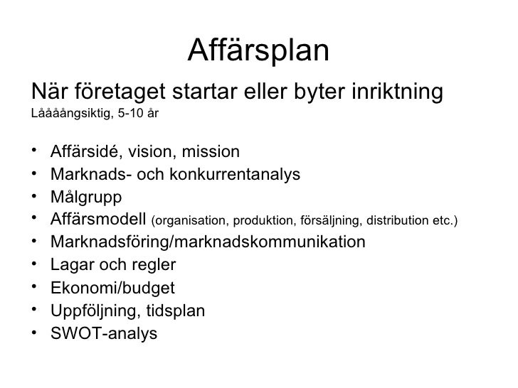 Marknadsplanering Mm