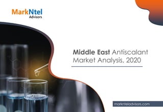 Middle East Antiscalant
Market Analysis, 2020
marknteladvisors.com
 