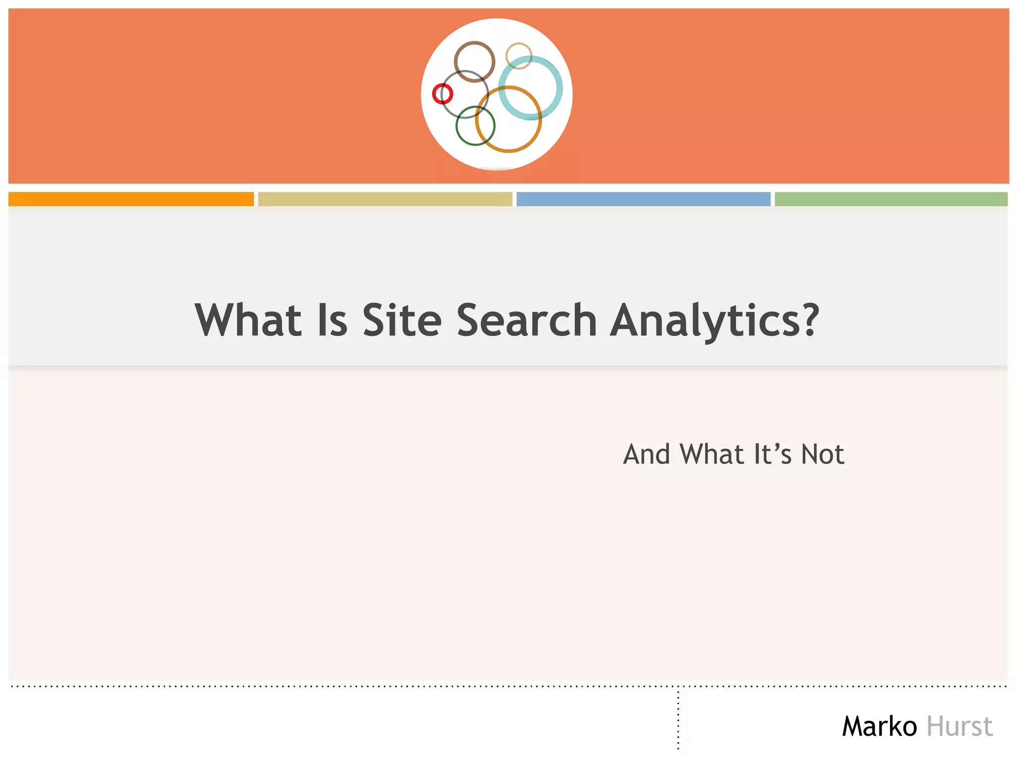 What Is Site Search Analytics? And What It’s Not  