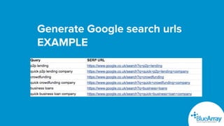 Mark Osborne - Brighton SEO April 2019 The Seedy Underbelly of Keyword Research And Search Intent Slide 88